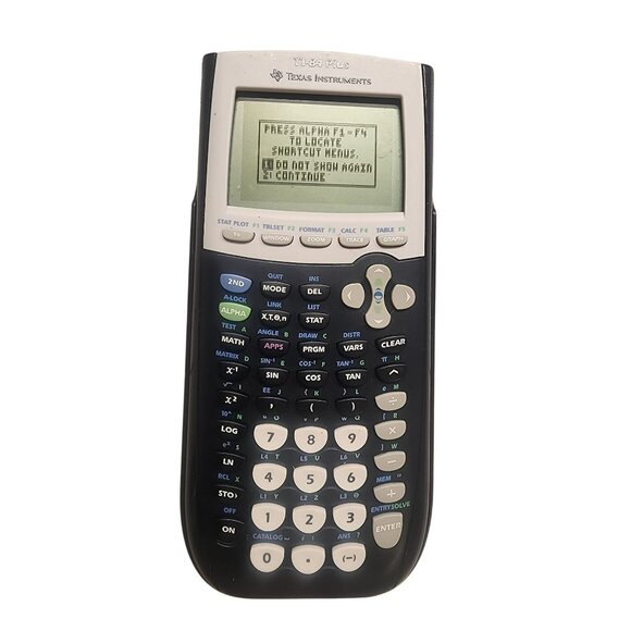 Texas Instruments TI-84 Plus Graphing Calculator With Cover - Picture 1 of 7